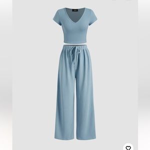 Two piece crop top set